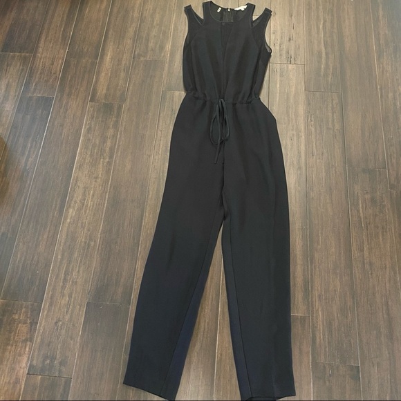 REBECCA TAYLOR Split Strap Jumpsuit Size 2 - Picture 1 of 10